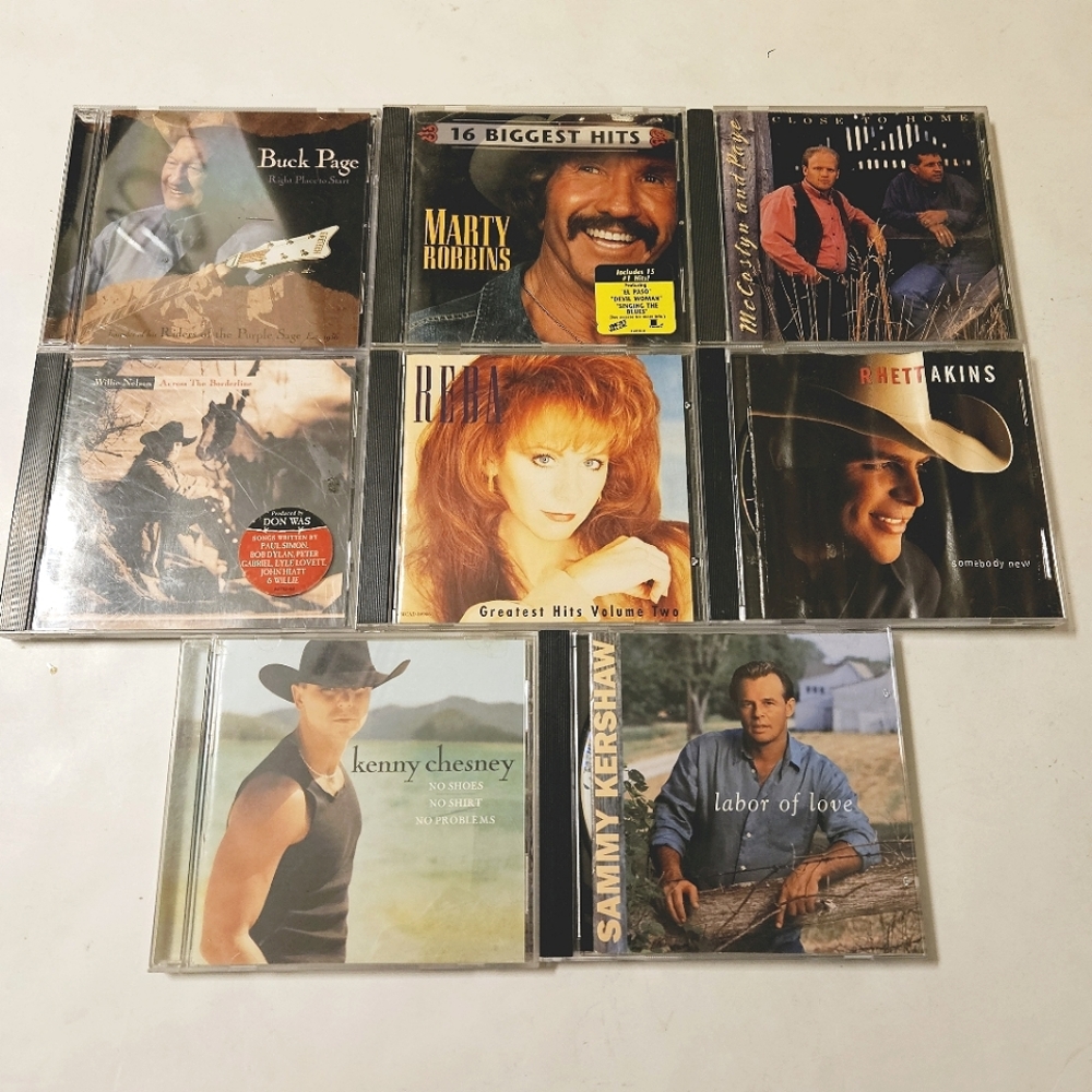 Western Country Music Lot of 8 CD